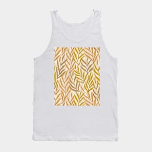 Calm leaves in beige Tank Top